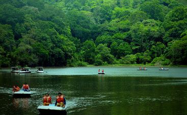 Pookode Lake Inside